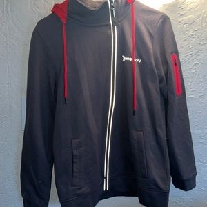 Brand new NEVER WORN orange theory hooded zip up